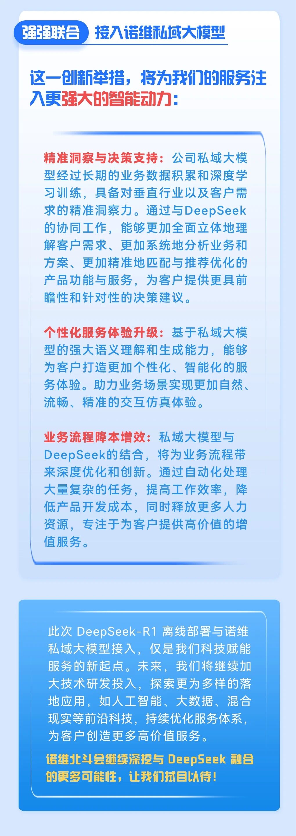 牵手DeepSeek-R1的诺维私域大模型，它来了！(图3)